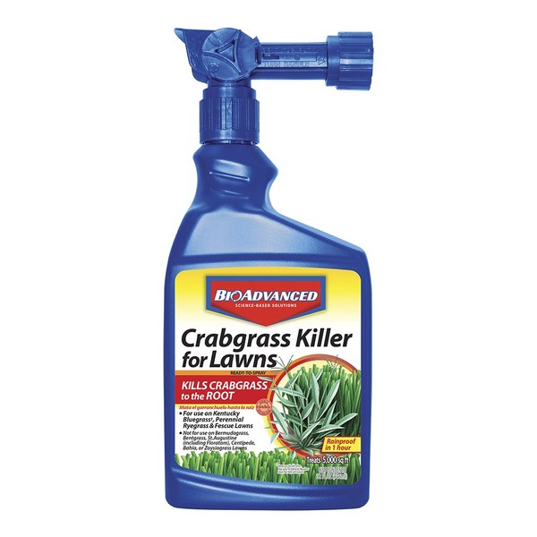 Bayer Advanced 704115A Crabgrass Killer for Lawns, 32 oz, Ready-to-Spray