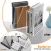 HeZone Acrylic Magazine Rack File Holder Desk Organizers and Storage