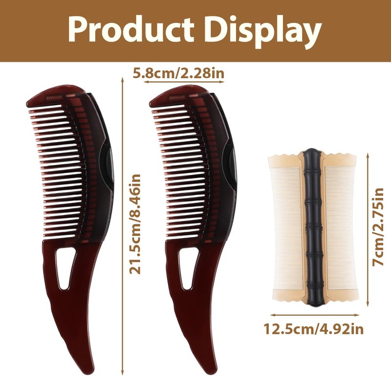 Dandruff Comb, Lice Comb, Hollow Tooth Head, Energy Massage, Hair