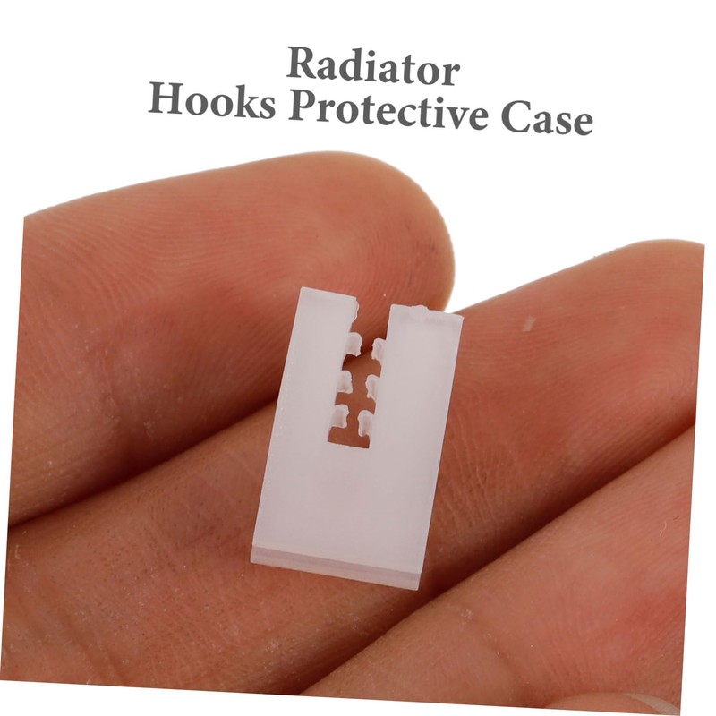 Kisangel 10pcs Radiator Bracket Protective Sleeve Easy Mount Cover for