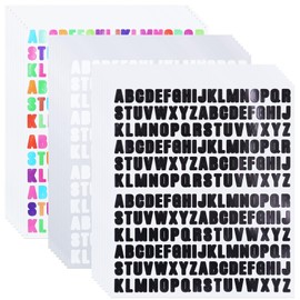 4992 Pieces Letter Sticker Adhesive Vinyl Alphabet Letters for Scrapbook Graduation Cap Water Bottle Cups Files Folder