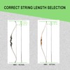 HNZMDY 44"-70" Flemish Twist Bow String Replacement 12/14/16 Strands Recurve