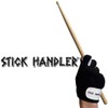 STICK HANDLER Full Finger Drum Gloves Black (Large)