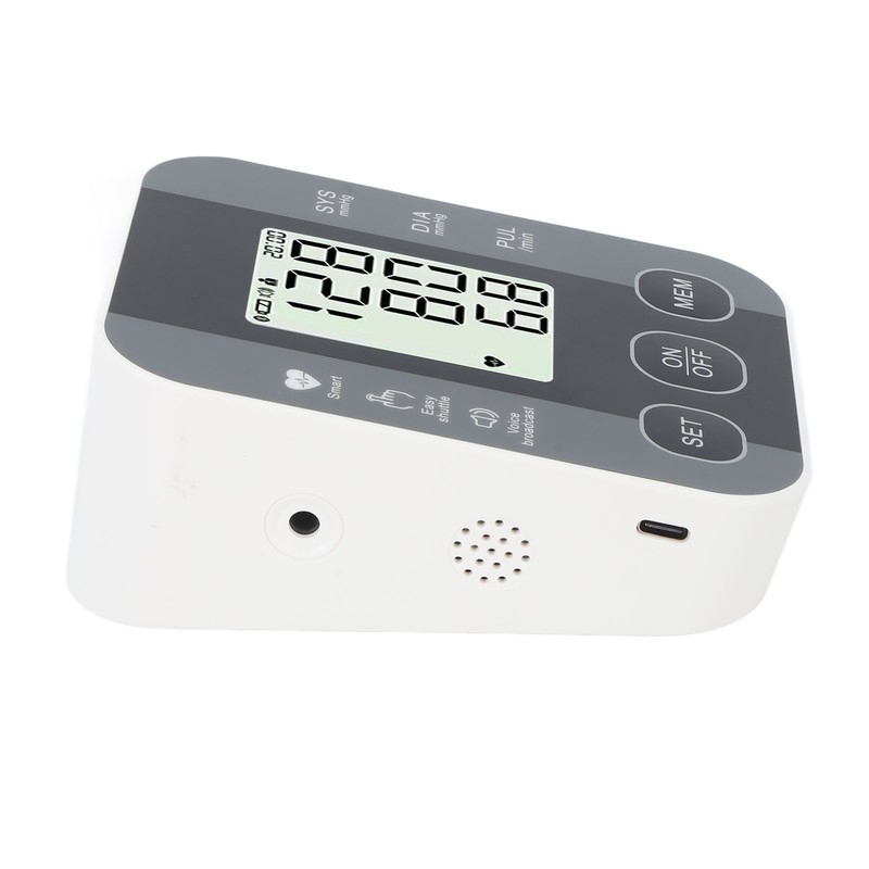 Blood Pressure Machine High Accuracy Voice Broadcast Automatic Intelligent LCD