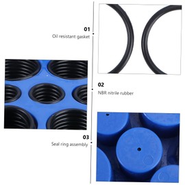 ULTECHNOVO Rubber Grommet Kit 419pcs Ring Assortment Automotive Care Metric Sizes Leakproof Sealing