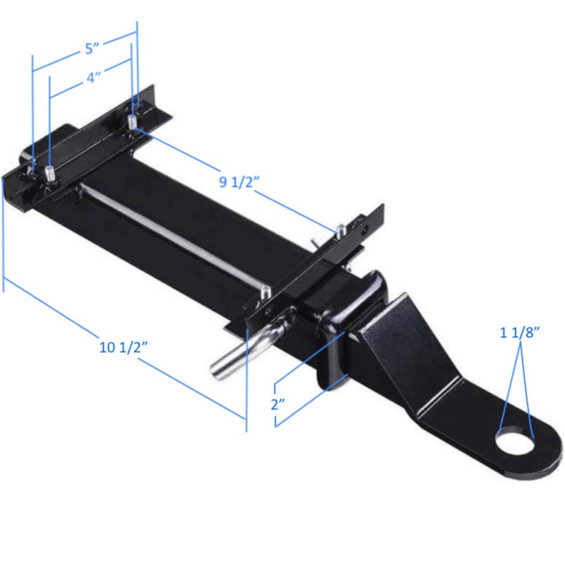 Rear Seat Trailer Hitch with Receiver for Step on Back