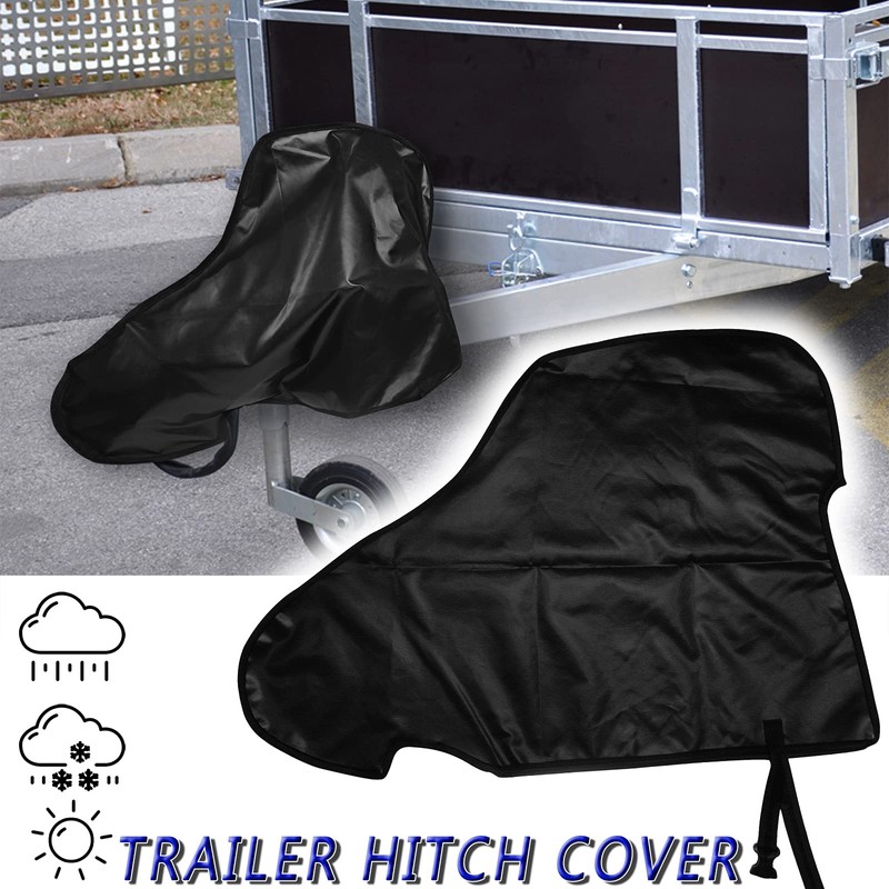 Caravan Towing Hitch Cover, Drawbar Cover for Trailers and Caravans,