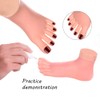 AORAEM Practice Fake Foot Flexible Movable Soft Silicone Fake Foot