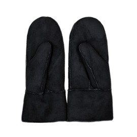 LA HUATE Women Winter Gloves Suede Leather Thermal Mittens Thickening Gloves Outdoor Windproof Gloves