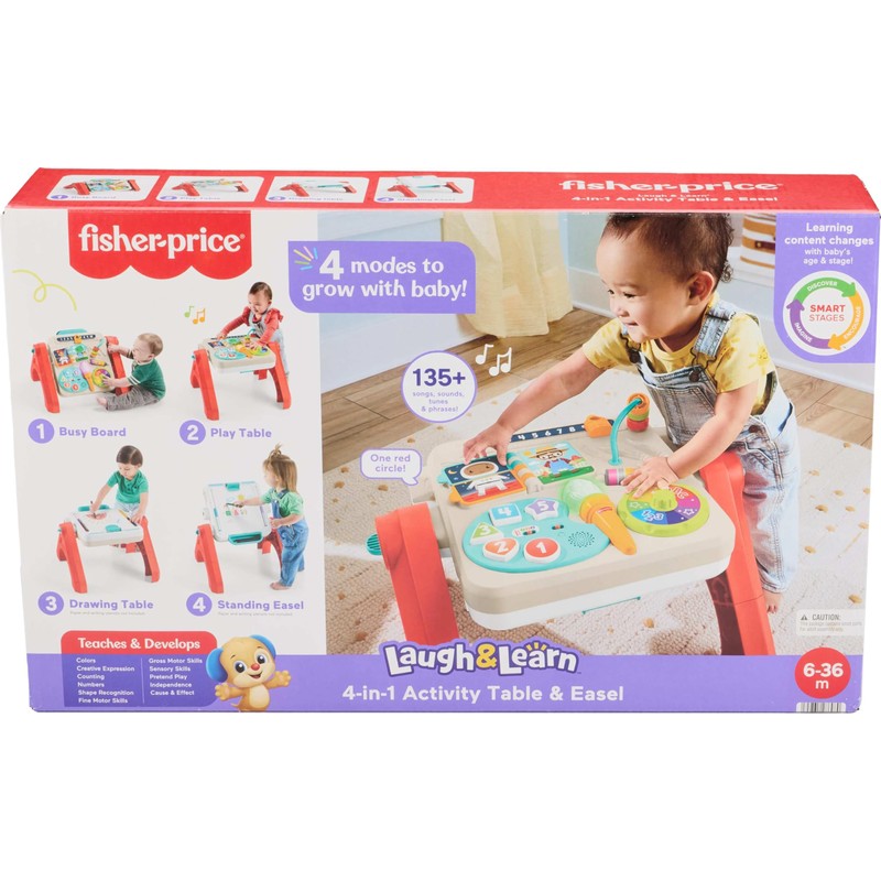 Fisher-Price Baby & Toddler Toy Laugh & Learn 4-in-1 Activity