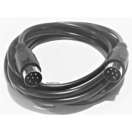 Kray Cables Brand Replacement Serial Cable for Commodore 64 C64 Disk Drive Or Printer 1541 1571 3 Ft DIN 6 PIN