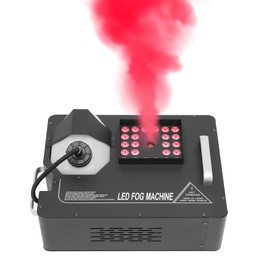 Jiabailie 500W Fog Machine for Halloween,DMX 512 3 in 1 24 LED Smoke Machine Stage Lighting Vertical Spray with Wireless Remote Controller for Halloween Wedding DJ Parties