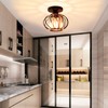 FRIDEKO HOME 2-Pack Semi Flush Mount Ceiling Light - Small