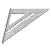 Square, Measure Triangle Aluminum Alloy Roofing Square 7" Rafter Angle