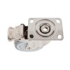 DOGOTULS ZF5176 Rodaja de Acero Inoxidable con Rueda Giratoria de