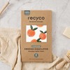 RECYCO Swedish Dishcloths for Kitchen | 4 Pack Peachy Leaves