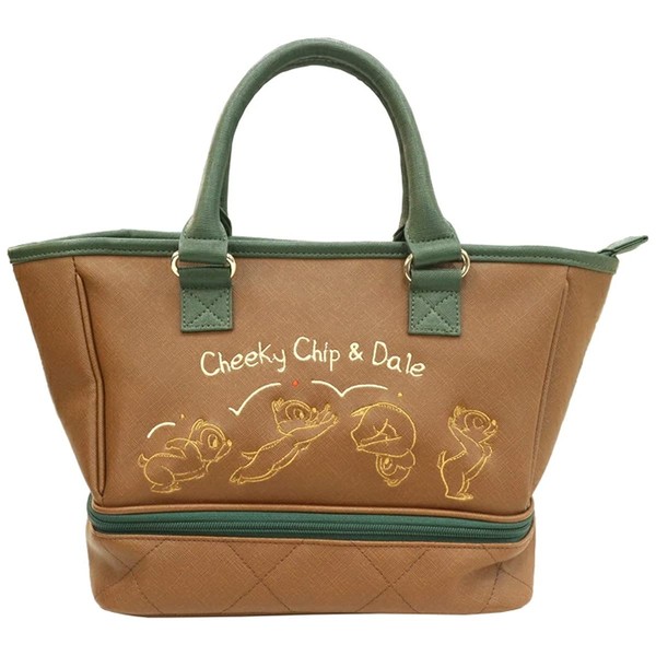 Marushin Tote Bag Chip & Dale Craft Color 2335035800 Approx. H 8.7 x W 12.6 x D 5.9 inches (22 x 32 x 15 cm) (not including handle)