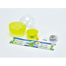 Seishin Pottery Growing Capsule, Herb Cultivation in a Tub, Yellow, Size: Approx. φ2.6 inches (6.5 cm), H7 inches (7 cm), GD-1035