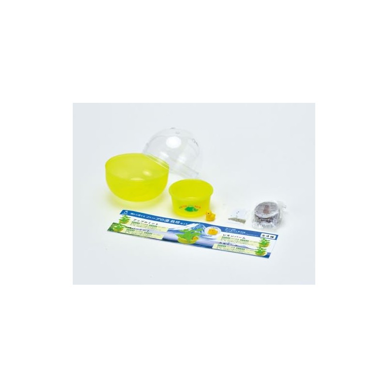 Seishin Pottery Growing Capsule, Herb Cultivation in a Tub, Yellow,