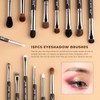Jessup Set 35 Brochas de Maquillaje Profesionales para Rostro y