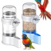DAWZMR 2 PCS Automatic Bird Cage Water Dispenser, Parakeet Parrot