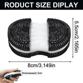 Biscuit Stress Relief Toy,Squishy Toys Fidget Toys Adults Pinching Sandwich Simulation,Ultra-Soft Decompression Venting Toy Fun Effective Stress Relief for All Ages Perfect for Home Office Travel