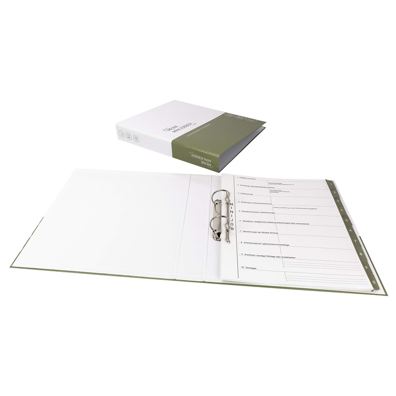Theme Ring Binder with Tabs / Dividers - Mini Jobber