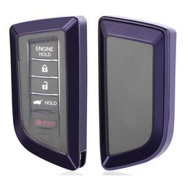 Horande 360 Degree TPU Protector Key Fob Cover Case fit for 2022 2023 Acura RDX Mdx Integra CDX Keyless Entry Remote Key Fob (Purple)