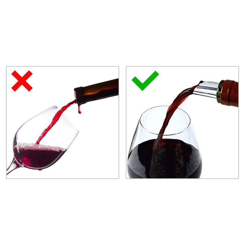 DS. DISTINCTIVE STYLE Wine Pourer Disc 20 Pieces Pour Spouts