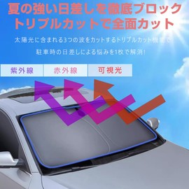 KOKATO Suzuki New Model Hustler MR52S MR92S Model Special Design Sunshade Car Front Sun Shade Heat Shielding Heat Shielding UV Protection UV Protection Foldable Storage Pouch Included Easy