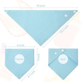 SLOSH Bib Baby Waterproof for Newborns Baby Bib for Babies and Toddlers Boys and Girls Unisex Set Press Stud, Multicoloured