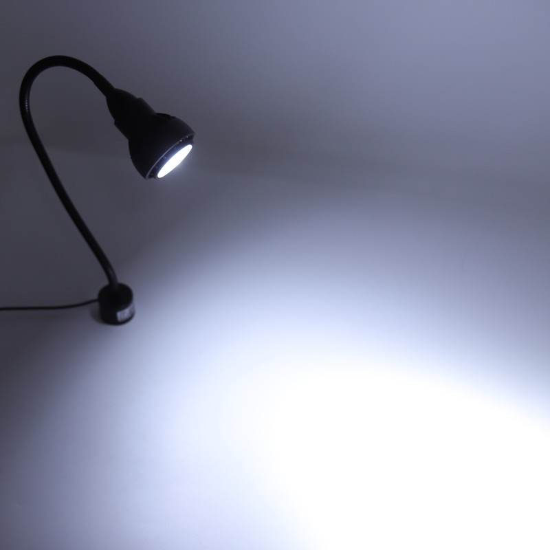 White Light Machine Tools Light 9W Flexible Gooseneck LED Work