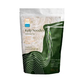 Sea Tangle Organic Green Tea Kelp Noodles (12oz) - Low Calorie Asian Noodles for Healthy Noodle Dishes - Gluten Free, Keto Noodle Sub for Rice Noodles, Glass Noodles, Pad Thai Noodles, Vermicelli