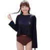 Teddy rashguard012 Women's Long Sleeve Rash Guard, No Hood, Amphibious,