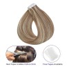 Fshine Extensiones Cabello Real 50gr 16in 10pz Rubio Ceniza 613