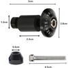 SAMCOS Anti-Collision Motorcycle 7/8'' Handlebar End Weight Handlebar Grip Cap