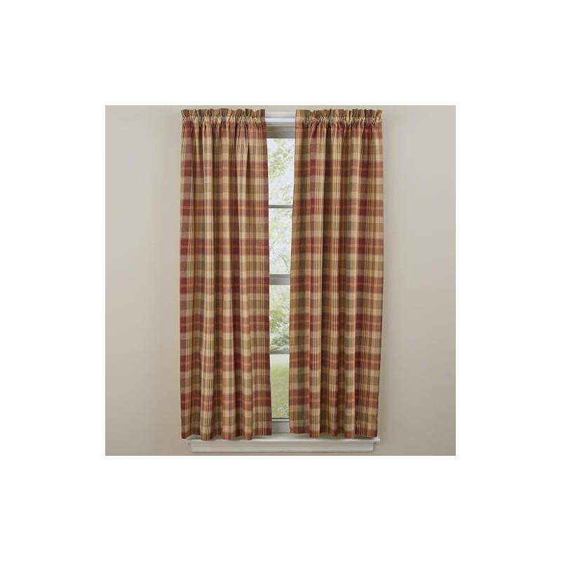 Park Designs Saffron Unlined Panel Pair - 63" - Beige