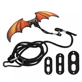 Bearded Dragons Leash and Harness, Adjustable Leather Lizard Wing Traction Harness for Lizards, Amphibians and Small Animals