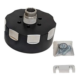 Black Fuel Filter Adapter - Fits GM Duramax 6.6 6.6L Diesel 2001-2016 - DK Engine Parts