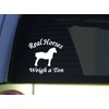 EZ-STIK Real Horses Weigh a TonI940 6x6 inch Sticker Draft