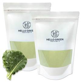 Hello Green Kale Powder 250gX2 (Pack) Total 500g Natural Seasoning / 헬로우그린 케일분말 250gX2(팩) 총500g 천연 조미료