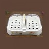 Flower Lidded Soap Case with Handle (2 Compartments) Soap Holder