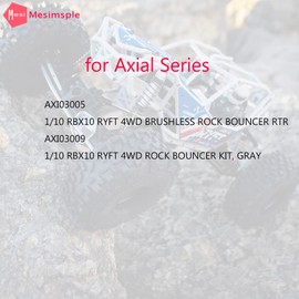 Mesimsple Rear RBX10 Sway Bar AXI334001 for Axial 1/10 RBX10 Ryft