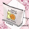 Snails Lover Gifts Snails Makeup Bag Funny Snail Gifts Snails