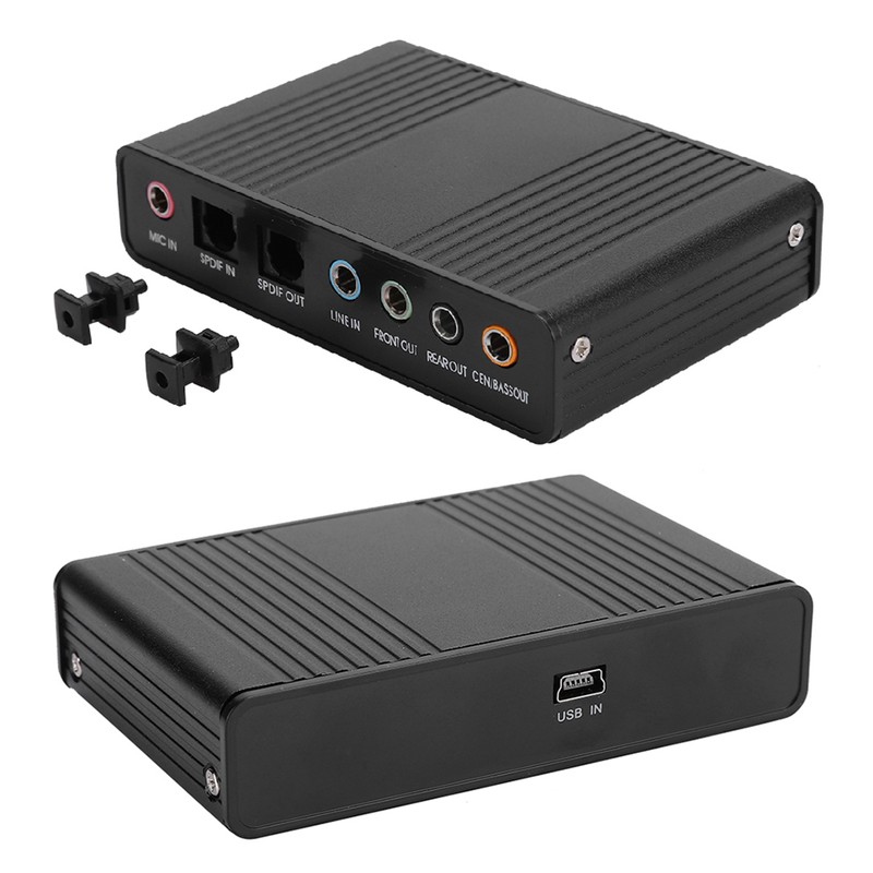 DM HD10 USB 5.1 Computer External Sound Card Audio Adapter