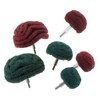 ChgImposs 6 Pcs Scouring Pads Non Woven Abrasive Drill Cleaning
