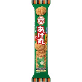 Bourbon Petit Agemaru Shoyu Fried Rice Crackers 26g (Pack of 10), Japanese Crispy Fried Rice Crackers Mellow Soy Sauce Flavor, MADE IN JAPAN