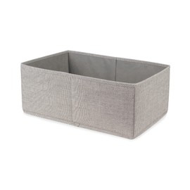 Compactor Oxford Rectangle Storage Basket, 26 x 42 x 16.5cm, Grey, RAN10731