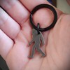 SQUATCH METALWORKS Microsquatch Bigfoot Keychain Charm Bottle Opener, Sasquatch Gift