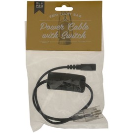Olpro SMD Light Bar Power Cable with Switch - Black